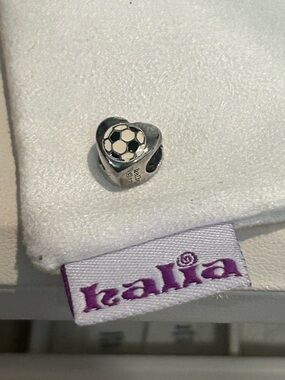 Halia “4 Love of Soccer” Charm - Sterling Silver